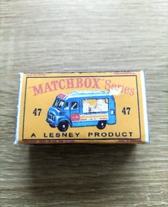 Matchbox Regular Wheels No47 Lyons Maid ICV - Replica / Copy Box only - Picture 1 of 3