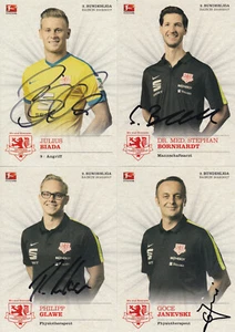 Eintracht Braunschweig, Saison 2016/17, 9 Autogrammkarten, Originalunterschrift! - Bild 1 von 1