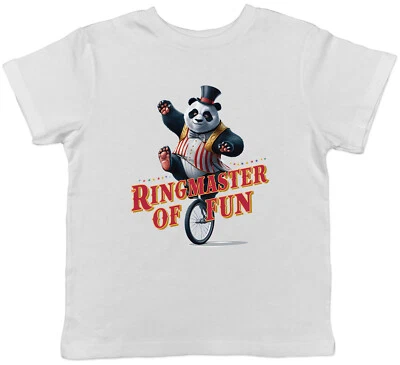 BABY ORIGINALS Ringmaster of Fun Kids T-Shirt Circus Panda Childrens Boys Girls Gift