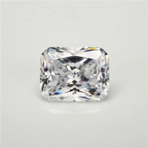 50 Stck. 2x3~13x18 mm Weiß Oktangle Lose CZ Stein Zirkonia Edelstein 5A - Bild 1 von 3
