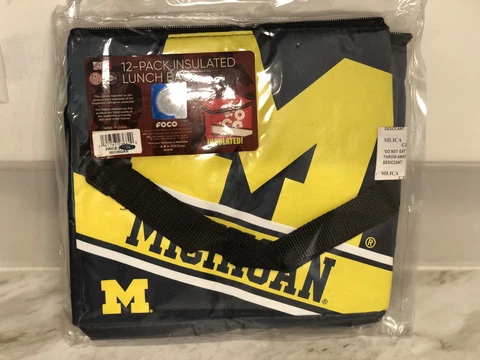 University Of Michigan 12 Can Lunch Cooler Cover