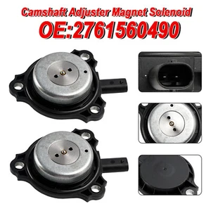 2PC Camshaft Adjuster Magnet Solenoid for Mercedes-Benz C E CL CLS G 2761560490 - Picture 1 of 20