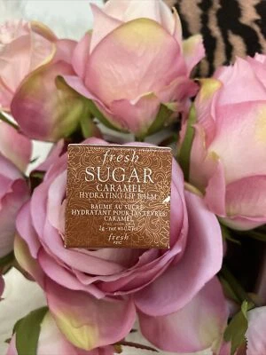 Bálsamo hidratante para labios Fresh Sugar Caramel 0,07 oz/2 g tamaño de viaje nuevo en caja Foto 1 de 4