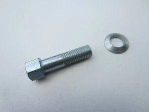 TRIUMPH EXHAUST HEADER CLAMP BOLT & WASHER UNF 70-6744 E6744 T100 T120 1968 UP - Picture 1 of 1