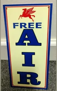 Mobil Free Air Sign Gas Gasoline Oil - Picture 1 of 1