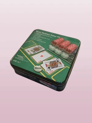 Texas Hold'em Poker Kit  / two decks of cards - Image 1 of 4