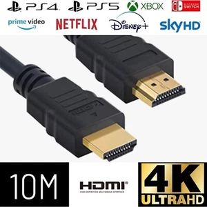 CAVO HDMI PREMIUM ULTRAHD ALTA VELOCITÀ 4K - 10M QUALITÀ HDMI CABLE DI HAYDON - Foto 1 di 7