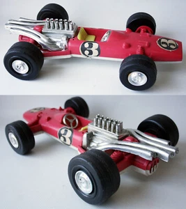 VINTAGE 70's FORMULA RALLY CAR 30cm/12" NOISE MAKER SOVIET USSR CCCP BULGARIA ! - Picture 1 of 10