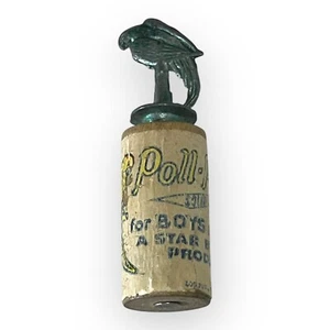 Antique Advertising Giveaway Polly Parrot Shoes Wood & Metal Weatherbird - Picture 1 of 8