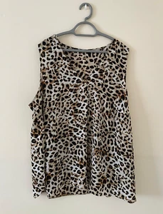 George Womens Top Size 24 Plus V Neck Sleeveless Machine Washable - Picture 1 of 2