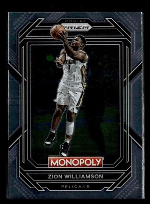 2022 Panini Prizm Monopoly Zion Williamson #55 New Orleans Pelicans - Image 1 of 2
