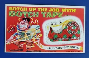 1969 VINTAGE WACKY PACKAGES ADS #32 of 36 BOTCH TAPE - Bild 1 von 2