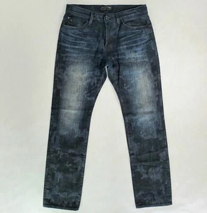 Jeans Big Star uomo gamba dritta indaco mimetico lavaggio scuro denim invecchiato tg. 30R - Foto 1 di 10