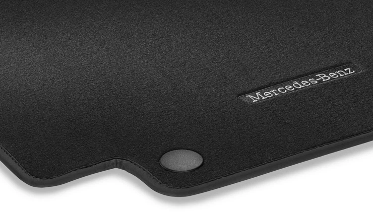 Mercedes Benz Original W/S 213 E Class LHD Velour Floor Mats Nip Black New - Image 1 of 1