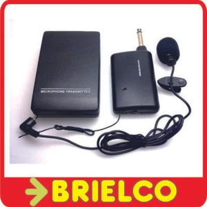MICROFONO INALAMBRICO DE CORBATA SOLAPA PETACA SIN HILOS WIRELESS 9V Y 3V BD3059 - Imagen 1 de 1