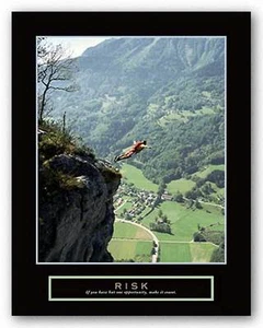IMPRESIÓN ARTÍSTICA MOTIVACIONAL Base de Riesgo Salto - Imagen 1 de 1