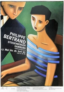Philippe Bertrand, Ausstellungsplakat Hamburg, 1995***neu - Bild 1 von 1