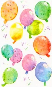 Maxi Vellum BALLOONS BALLOON Sandylion Stickers ~VINTAGE~ - Picture 1 of 1