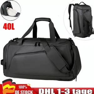 Sporttasche Tasche Rucksack mit Schuhfach Training Gym Reisetasche Fitnesstasche - Bild 1 von 12