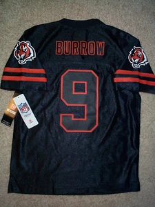 (2025-2026) Cincy Bengals JOE BURROW nfl Jersey YOUTH KIDS BOYS (L-LARGE 12-14) - Picture 1 of 3