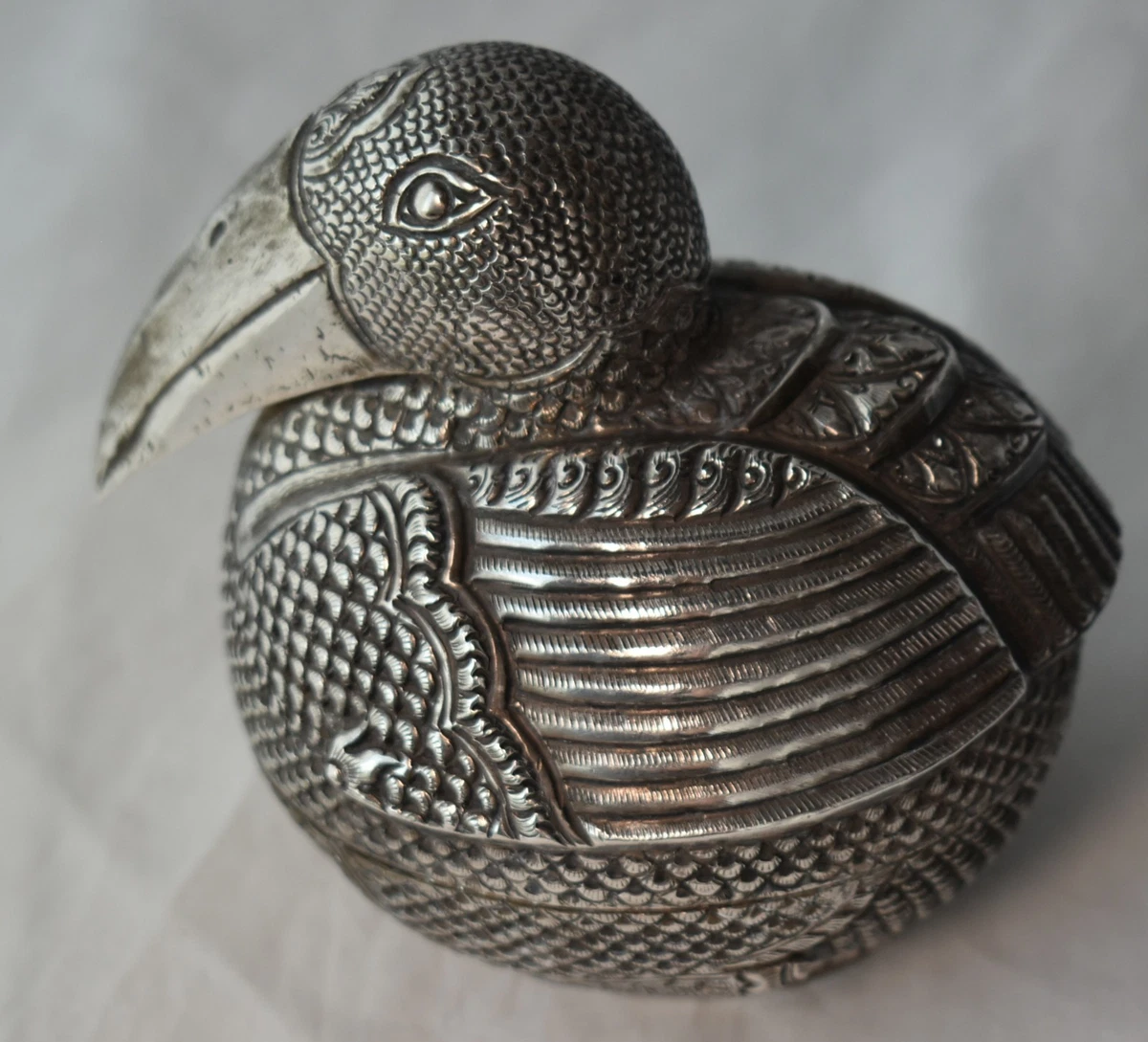 中东银色古董盒| eBay