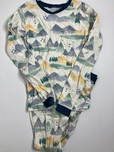 Conjunto de pijama top y pantalón de algodón orgánico Burts Bees para niños talla 10 - Imagen 1 de 9