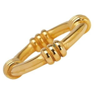Anillo bufanda Hermes Bouet enchapado en oro para mujer HERMES [Usado] - Imagen 1 de 5