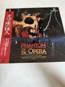 The Phantom of the Opera 1989 Laserdisc LD Japan Robert Englund ASLF-1001 W/ Obi - Imagen 1 de 3