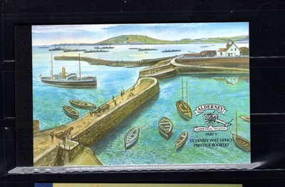 Alderney 183d Ships 2001 VF MNH Complete Booklet LG - Image 1 of 2