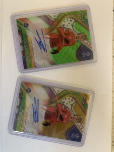 2x 2024-25 Topps Finest Autographs Toby Collyer Gold Refractor /50 RC Und /99 RC - Bild 1 von 6