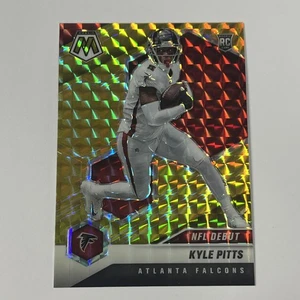 Kyle Pitts 2021 Panini Mosaic NFL Debut Gold Mosaic /10 #250 Falcons RC - Picture 1 of 2