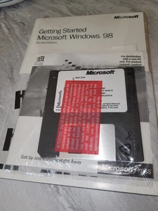 Microsoft Windows 98 Second Edition Full Operating System Getting Started WIN 98 - Picture 1 of 5