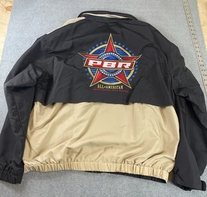 Giacca vintage anni 90 Cripple Creek PBR (PRO BULL RIDING) taglia XXL con cappuccio antipioggia - Foto 1 di 20