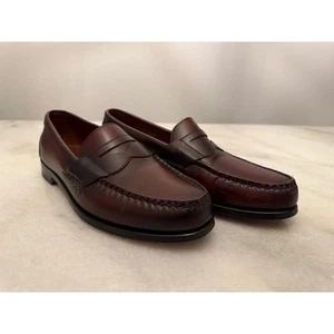 ๐ Scarpe mocassino Allen Edmonds Walden 42477 uomo 12D pelle bordeaux penny - Foto 1 di 10
