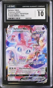 CGC 10 Sylveon VMAX TG15/TG30 Trainer Gallery Brilliant Stars Pokémon Card - Picture 1 of 2