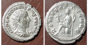 Roman Emperor Gordian III 238-244AD Betrayed And Murdered By Successor Philip i - Picture 1 of 1