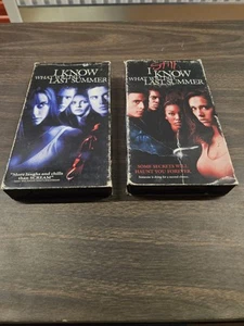 I Know + I Still Know What You Did Last Summer VHS 1997 1998 Horror Oop - Picture 1 of 7