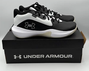 Zapatos Under Armour Lockdown 7 para hombre talla 9,5 negro blanco 3028512 002 - Imagen 1 de 9