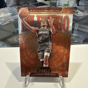 2024-25 Panini Select Anthony Edwards En Fuego 🔥 Timberwolves - Picture 1 of 4