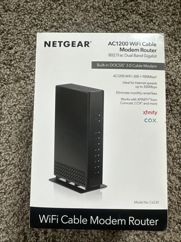 NETGEAR Cable Modem with Built-in WiFi Router  - Image 1 of 2