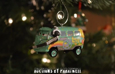 Carreras Fillmore Disney Pixar Coches Volkswagen T2 Autobús Adorno Personalizado VW Sunagon Foto 1 de 4