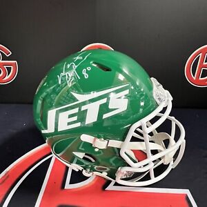 Wayne Chrebet Signed New York Jets Speed Authentic Helmet Steiner CX