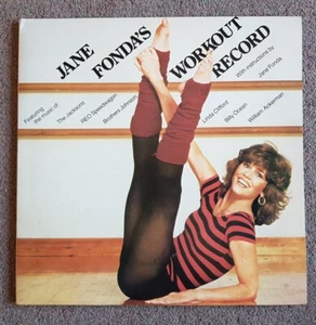 JANE FONDA - JANE FONDA'S WORKOUT RECORD (1981 DOUBLE 12" LP ALBUM) Vinyl Is NM - Picture 1 of 11