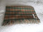  Johnstons Of Scotland Throw/Blanket Checked Large Lambswool 66" x 52" BNWT