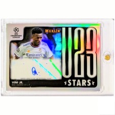 2021-22 Topps Merlin Chrome UEFA Vinicius Jr. Auto /99 U23 Stars Autograph Auto