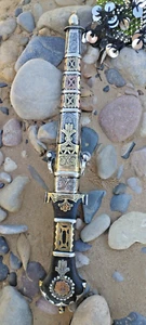jambiya khanjar dagger knife handcafted Vintage Sword Rare Blades Silver 13.78 - Picture 1 of 24
