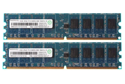Ramaxel DDR2 RAM 2GB 2RX8 PC2-6400 800mhz DIMM Unbuffered 2 GB Desktop Memory - Image 1 of 4