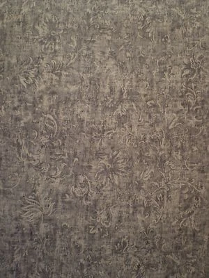 Charcoal Gray Light Gray & Beige Jacobean Design Fabric Back By Brewster  AR6558 Foto 1 de 4