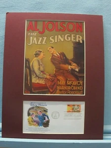 Al Jolson - The Jazz Singer & First Day Cover of the 50th Anniversary of Talkies - Picture 1 of 2