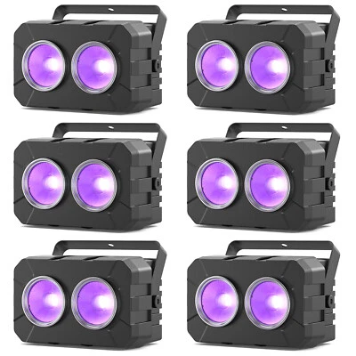 180W COB LED Par Light DMX RGBW Par Light DJ Audience Blinder Spot Stage Light - Image 1 of 4